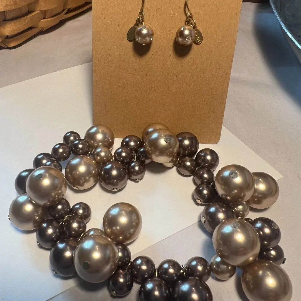 RMN bauble bracelet and Earrings